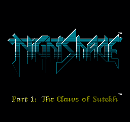 夜影怪客 (美版) (解谜)